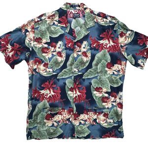 Vintage Chaps Ralph Lauren Men's Hawaiian Shirt Size Medium‎ Colorful
